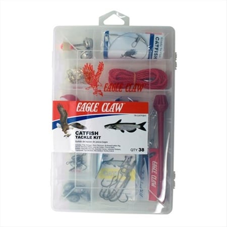 Eagle Claw Catfish Tackle Kit with Utility Box EA467539